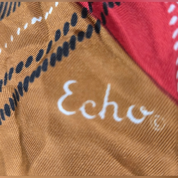ECHO SILK SCARF - Picture 2 of 7